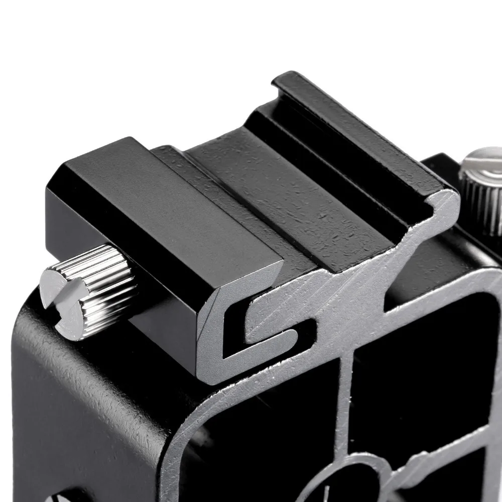 Neewer тройной Горячий башмак Крепление Адаптер для вспышки Держатель кронштейн и