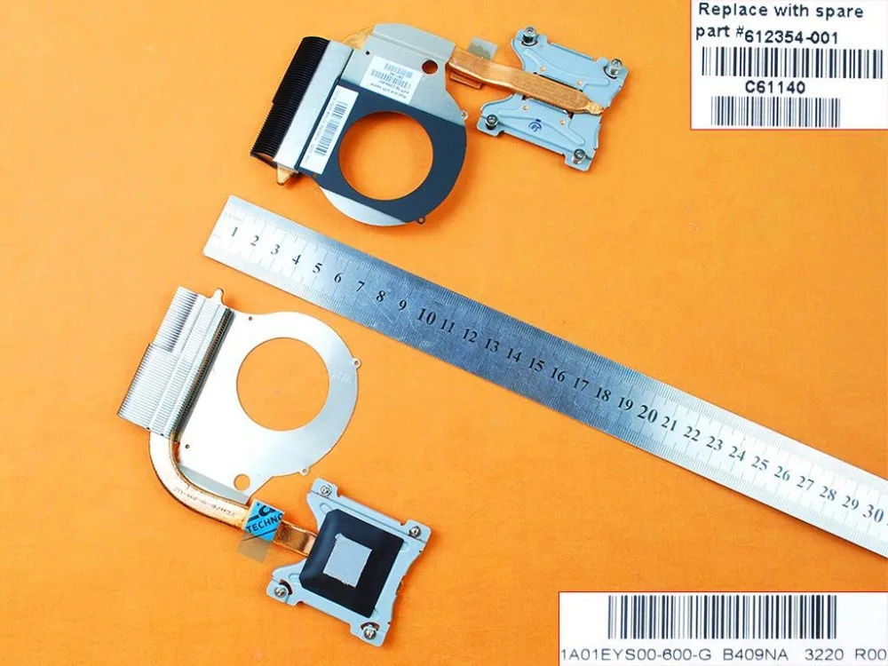 

New Laptop Cooling Fan FOR HP G62 G72 G72T CQ72(For AMD Independent Graphics ,Only Heatsink) PN:612354-001