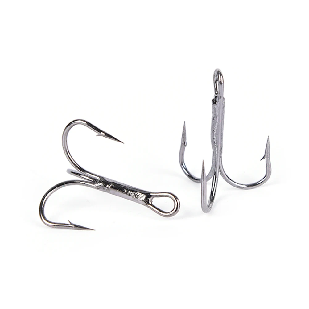 

20pc/lot Fishing Hook High Carbon Steel Treble Hooks Fishing Tackle Black Color Fishing Equipment 2/4/6/8/10#