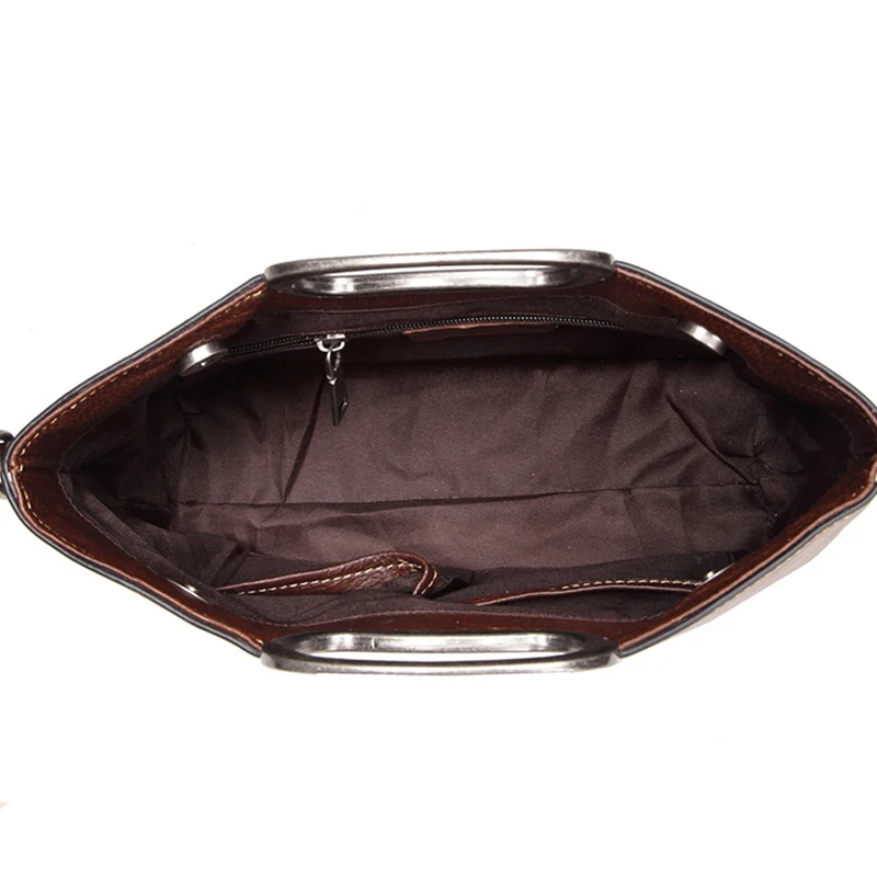 Женская сумка-мессенджер из натуральной кожи винтажная сумка с цветочным узором