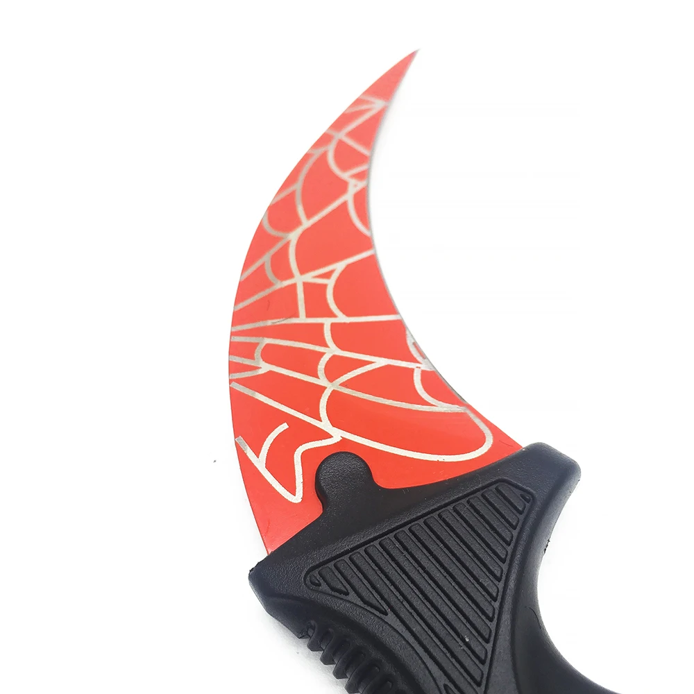 ZZSQ керамбит CS GO нож с фиксированным лезвием никогда не выцветает Counter Strike файтинг