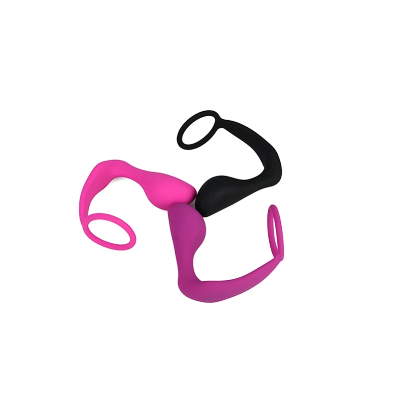 Мужская Анальная пробка массажер простаты силиконовая G-Point палочка для