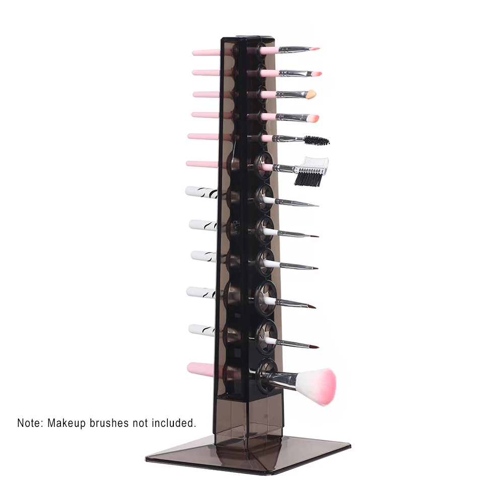 Professional Makeup Brush Holder Stand 12 Holes Air Drying Make Up Cosmetic Brushes Set Stand Drying Rack Shelf Organizer