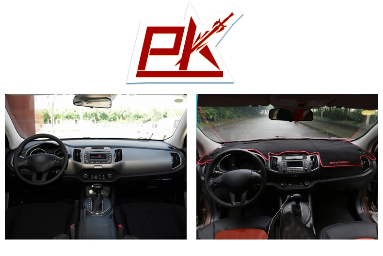 Для Kia Sportage R 2011 2012 2013 LHD покрытие приборной панели автомобиля коврики Избегайте сенсорные панели анти-УФ чехол ковры аксессуары