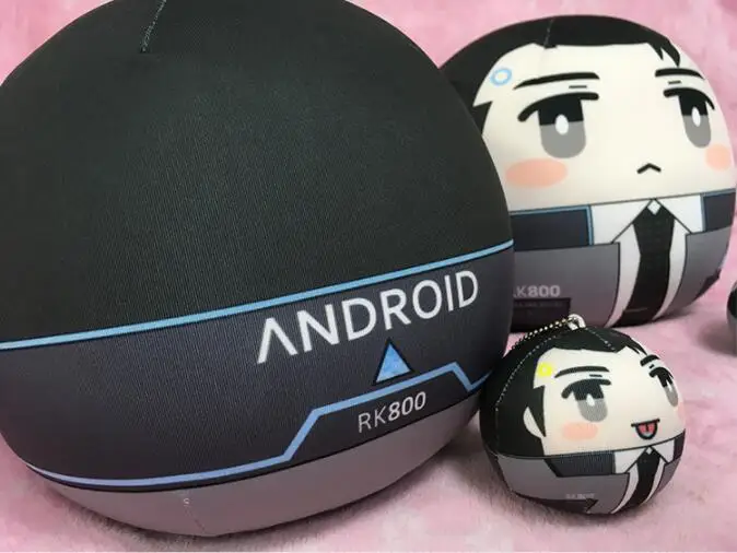 Детройт: станьте человеком Conner RK800 хлопок Мягкая кукла подушка Круглая Подушка