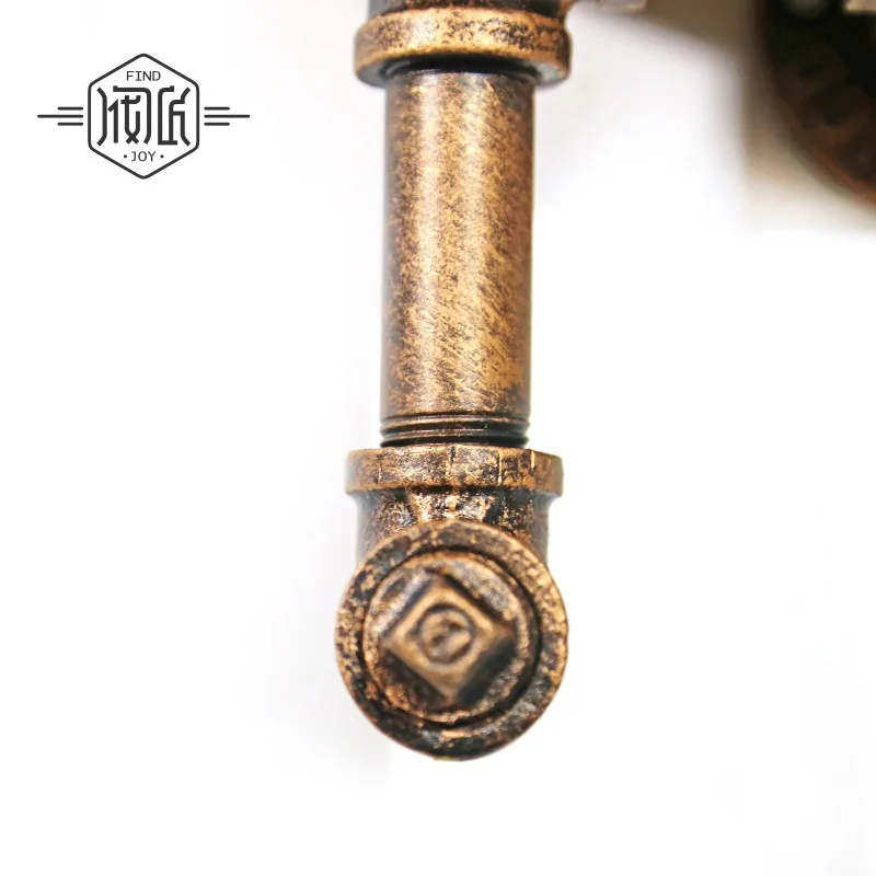 Чердак промышленный деревянный книжный шкаф полка трубы винтажная Ретро