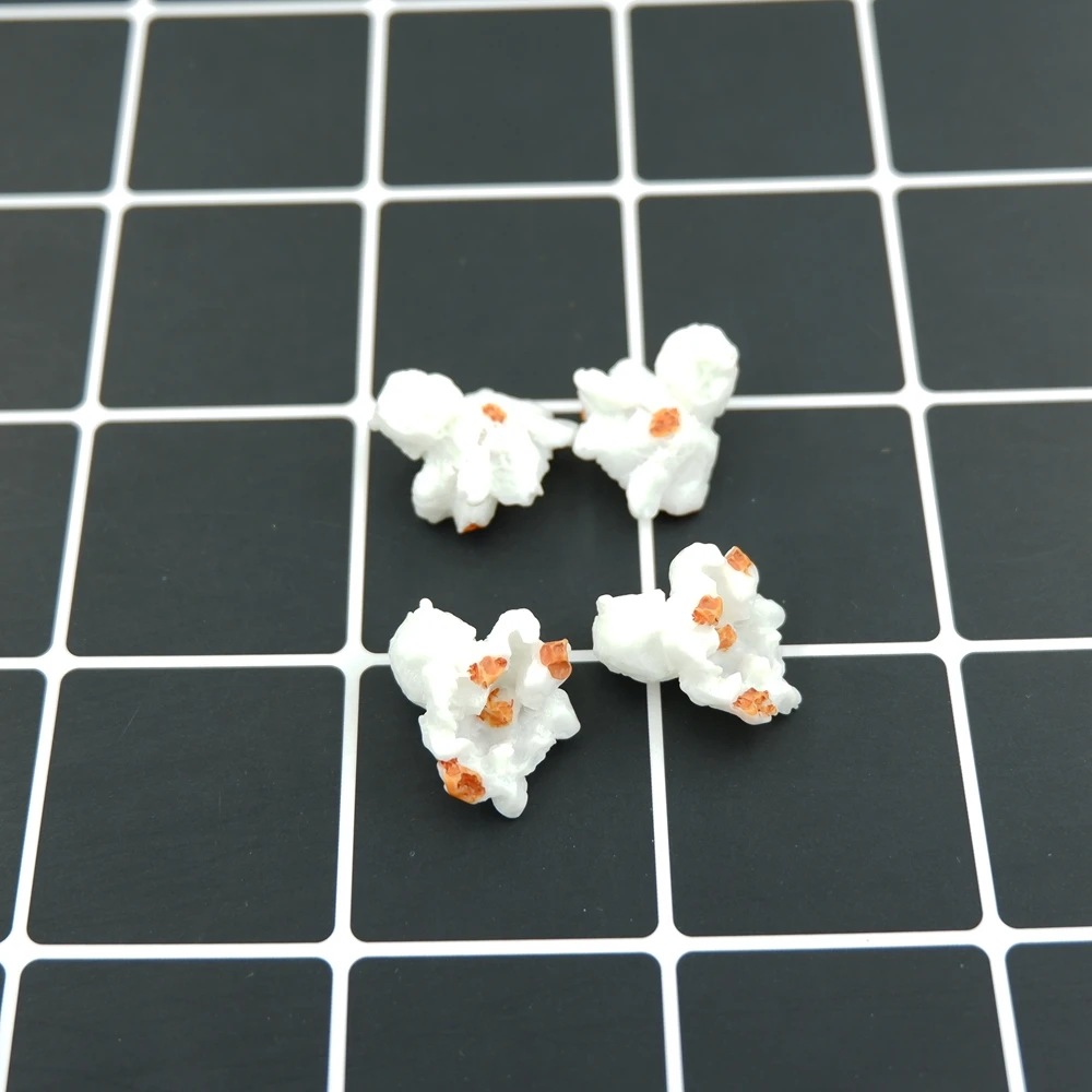 Kawaii Popcorn 3d Смола Кабошон для телефона деко бант для волос diy Украшение для телефона