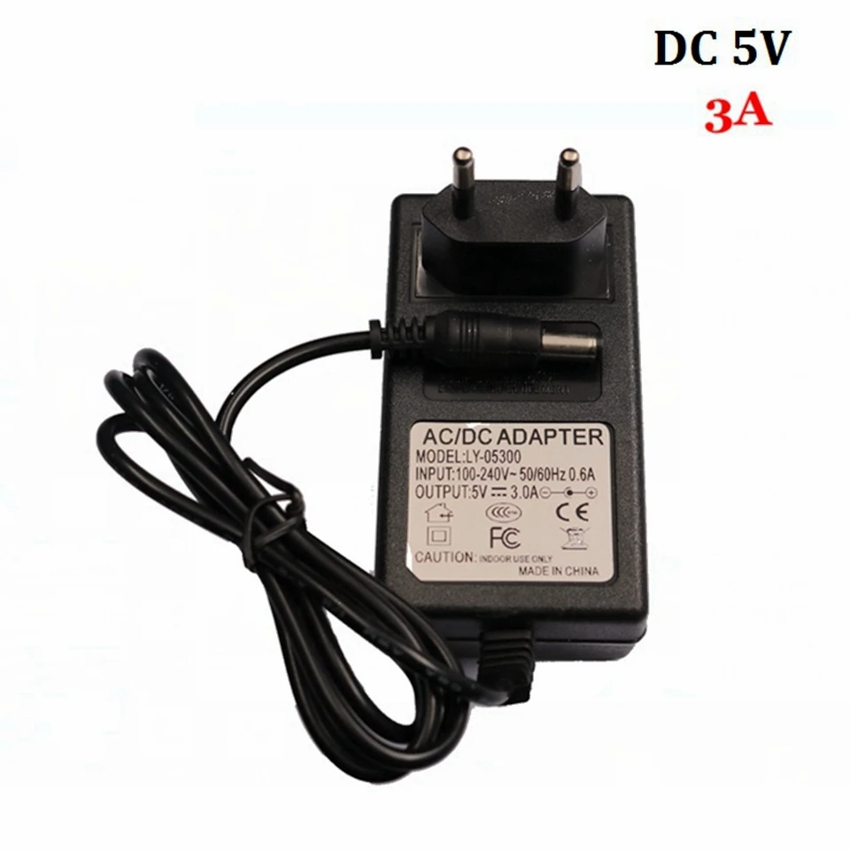 Светодиодный драйвер питания DC5V адаптер AC100-240V силовых трансформаторов DC5V 1A 2A 3A 5A 6A 8A 10A источник питания для светодиодных лент