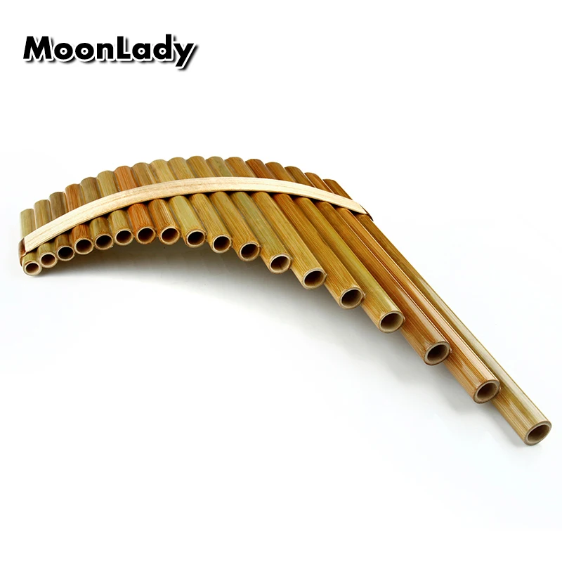 18 Pipes Pan Flute F Key High Quality Pan Pipes Woodwind Instrument Chinese Traditional Musical Instrument Bamboo Pan flute enlarge