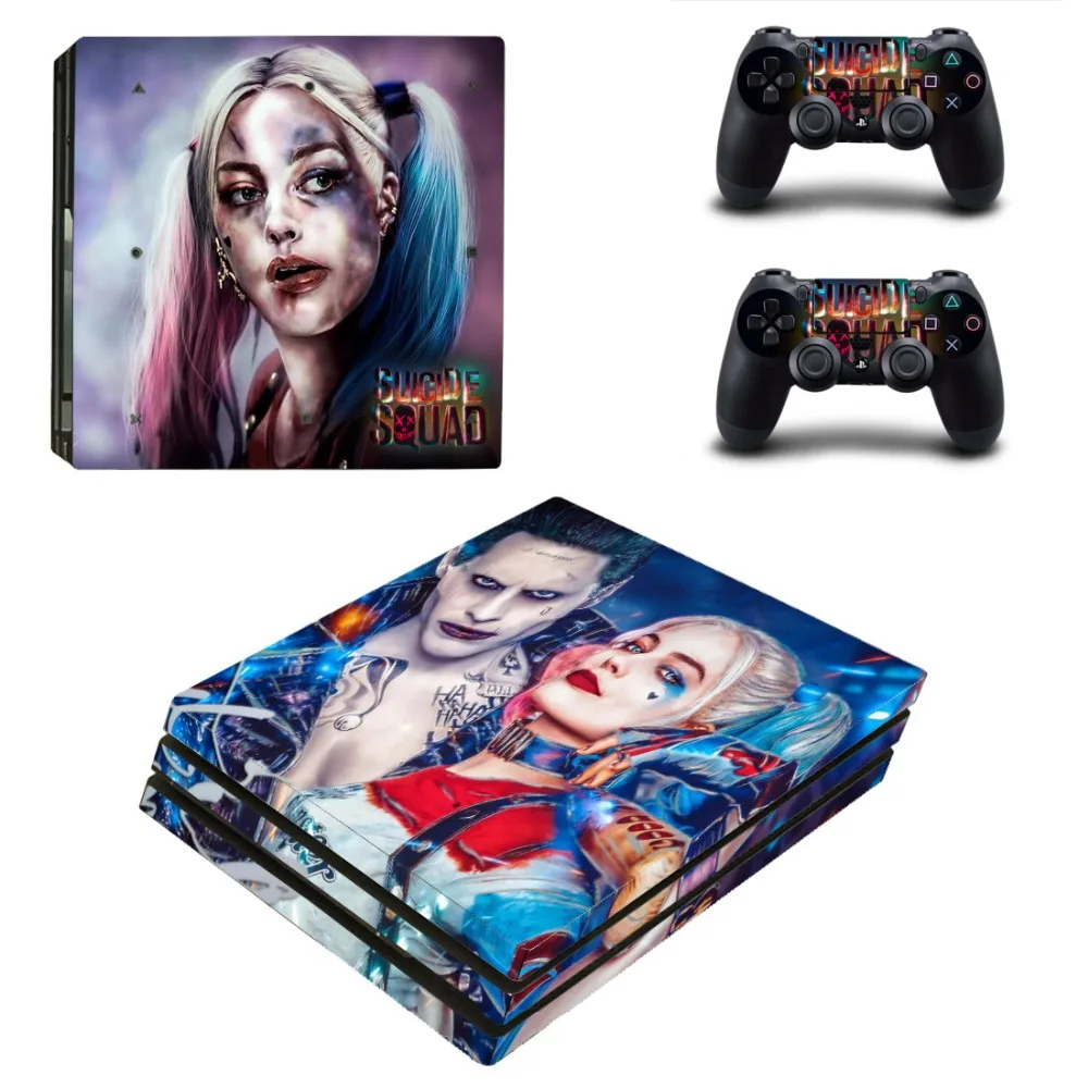 Отряд Самоубийц Harley Quinn PS4 Pro наклейка на кожу Виниловая для консоли Playstation 4 и 2