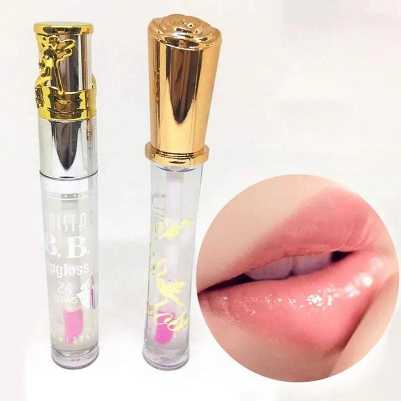 Блеск для губ увлажняющий устранения сухости морщин блеск пухлый Губная помада |