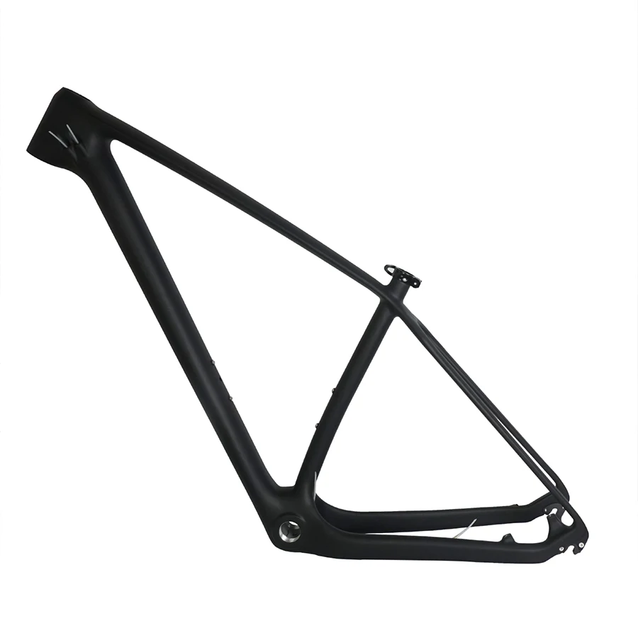 Упорный велосипед китайский карбоновый mtb рама 29er bicicletas горный велосипед 29 Запасные детали для велосипеда, углепластик рама 142*12 или 135*9 мм велосипедная Рама - Цвет: Black no logo