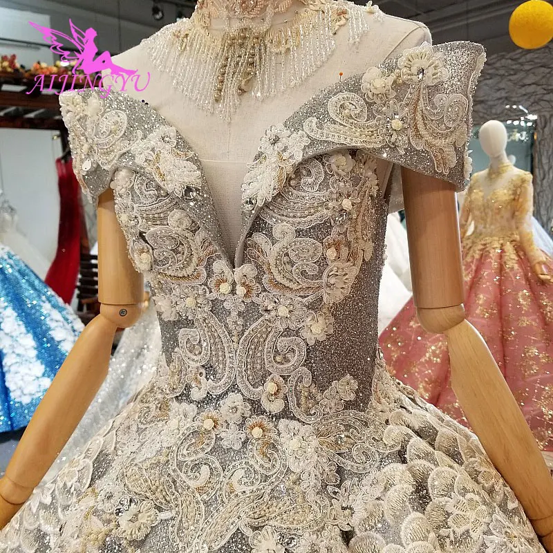 

AIJINGYU Moroccan Wedding Dress Bridal Dresses Stores Sleeve engagement Lace Gown Wedding Gowns Long