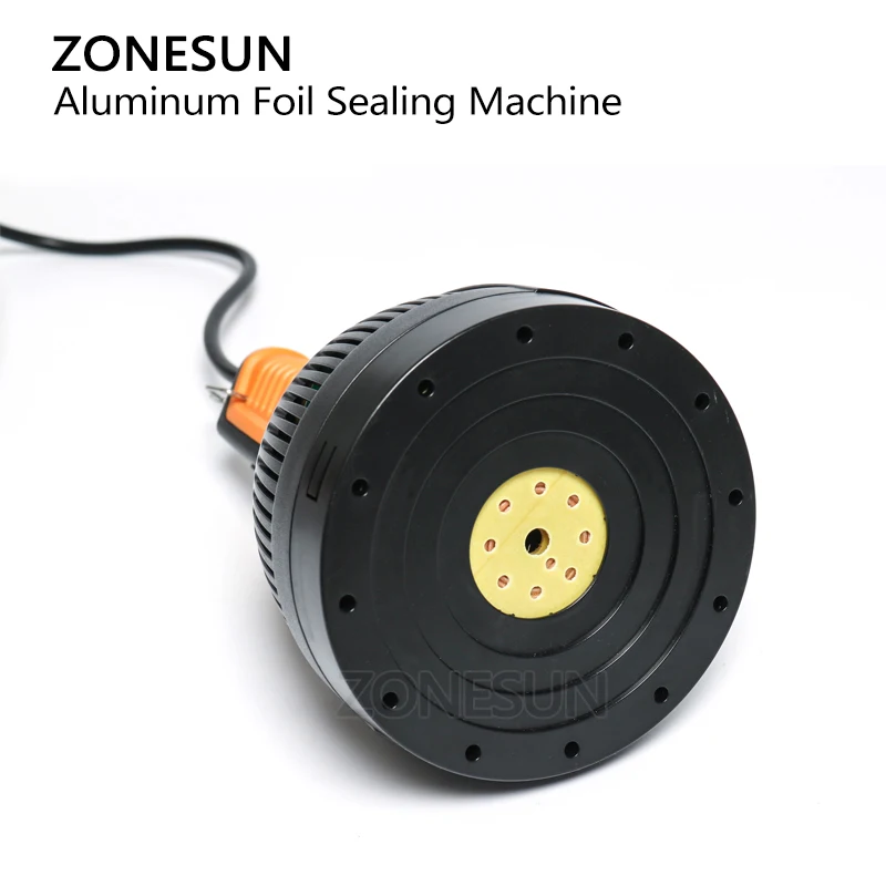 ZONESUN ручной электромагнитной индукции герметик микрокомпьютер бутылка запайки алюминиевая фольга медицинский пластиковый укупорка