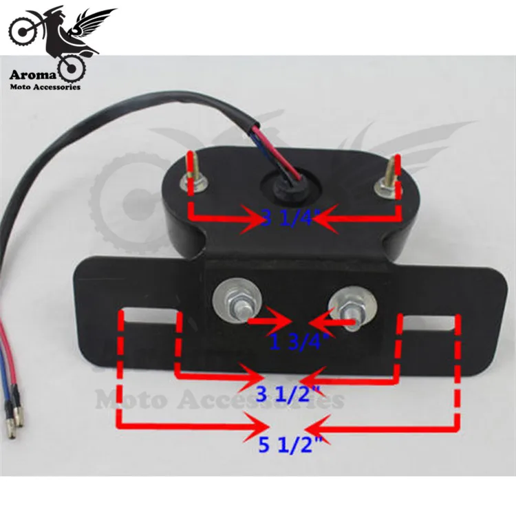 Универсальный светодиодный задний фонарь для мотоцикла rcycle с красными линзами