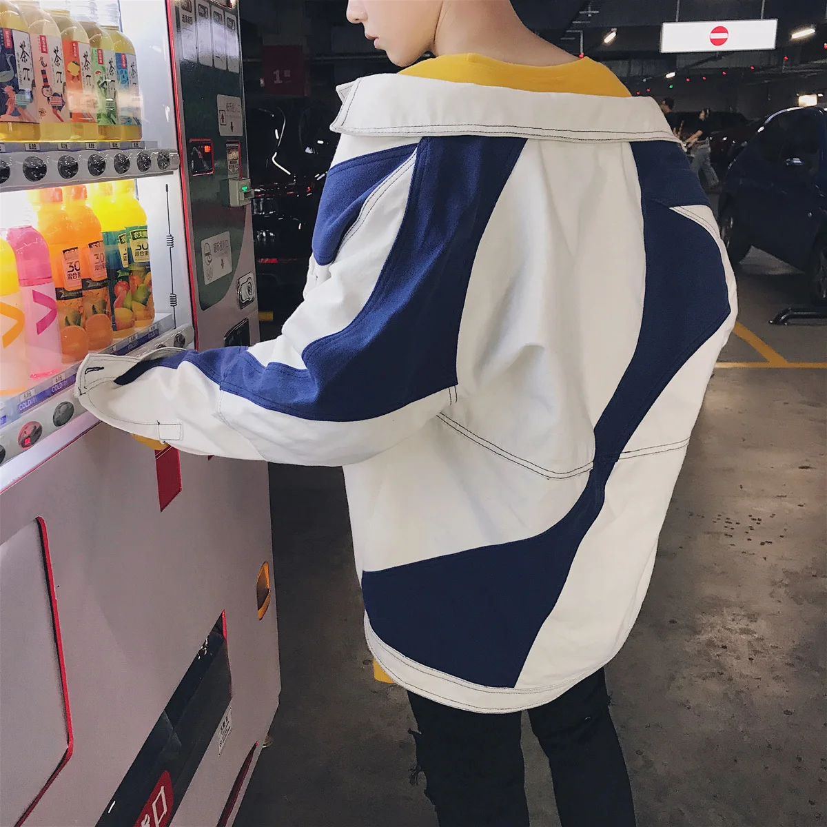 2018 мужские модные ковбойские цветные пальто свободные повседневные уличные