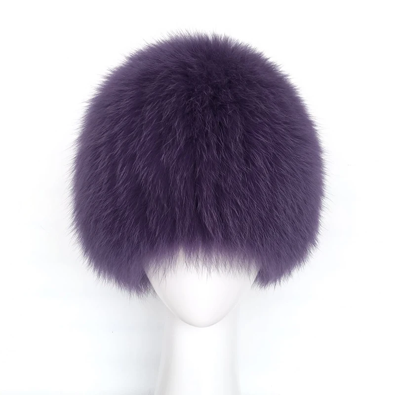 Брендовая Новая роскошная женская шапка FURCHARM из лисьего меха зимние женские