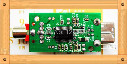 Бесплатная доставка! Usb в spdif модуль/USB звуковая карта/цифровой аудио PCM2704 модуль |