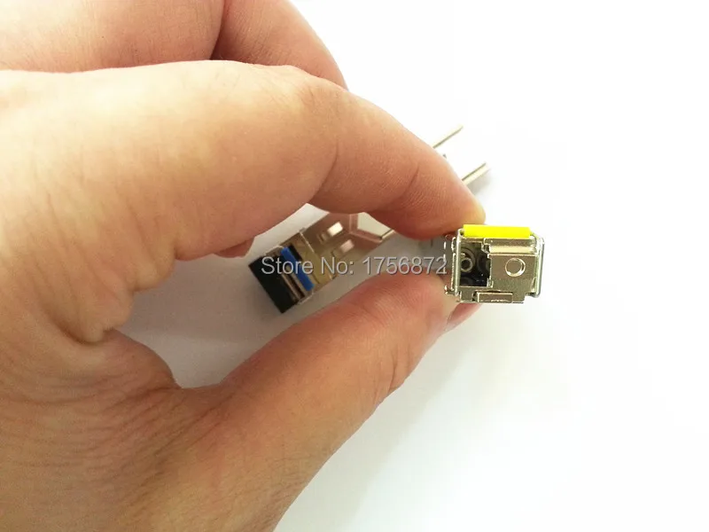 10 пар/партия оптоволоконный приемопередатчик BiDi SFP 1 25G с одним LC разъемом 20 км |