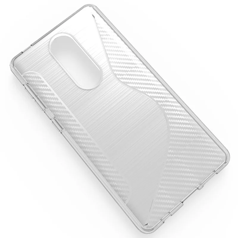 S LINE Skid-proof Soft TPU Silicone protective Case Cover for Nokia 7 C1 |