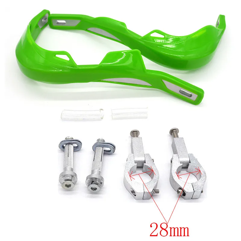 Green 28 mm Evomosa 7 видов цветов Rally Pro руль для рук Защита для рук 22 мм 28 мм Вставка из сплава питбайк мотоцикл мотокросс - Цвет: Green 28 mm