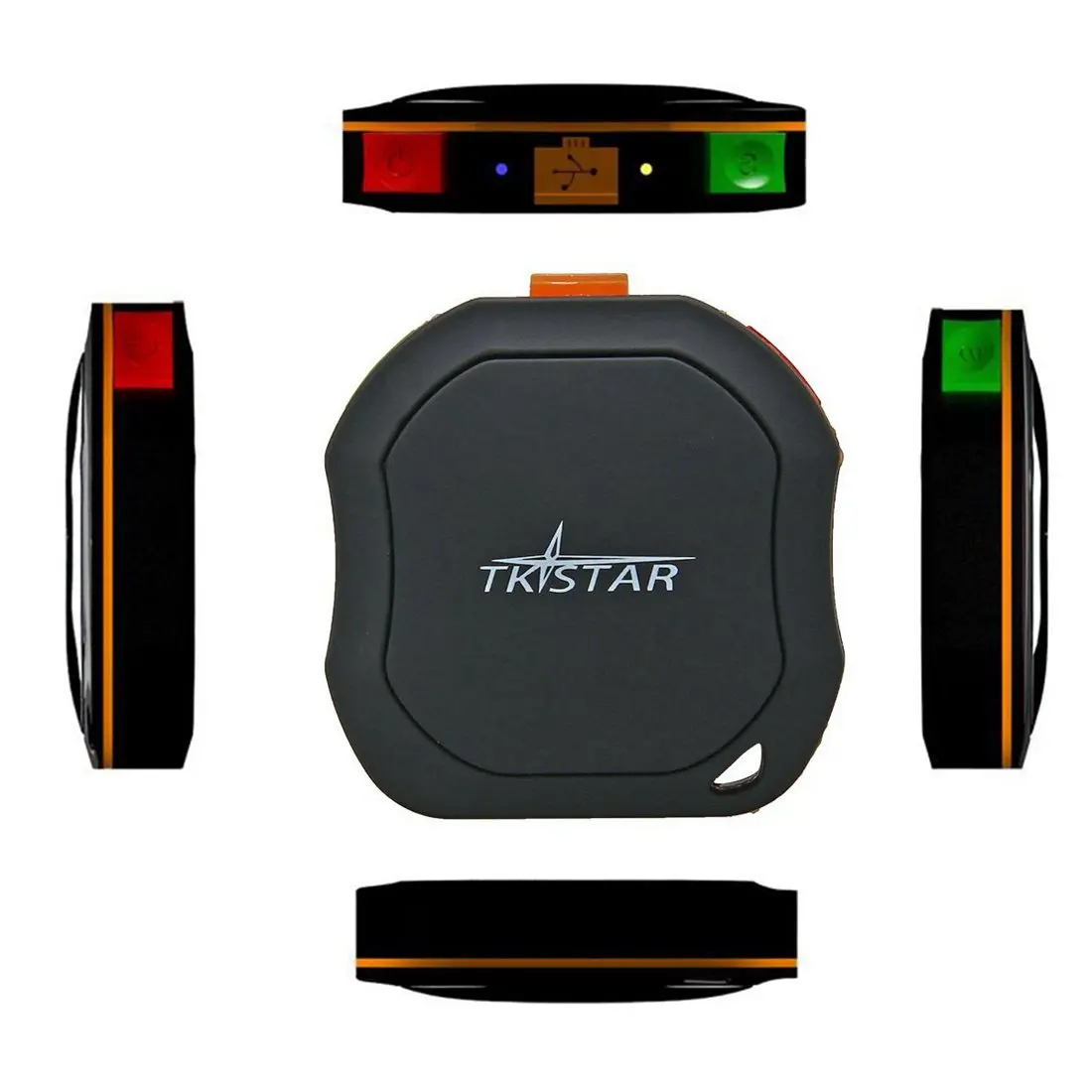 TKSTAR TK-109 мини Водонепроницаемый в реальном времени gps трекер автомобиль GSM gps система слежения для домашних животных собака кошка черный