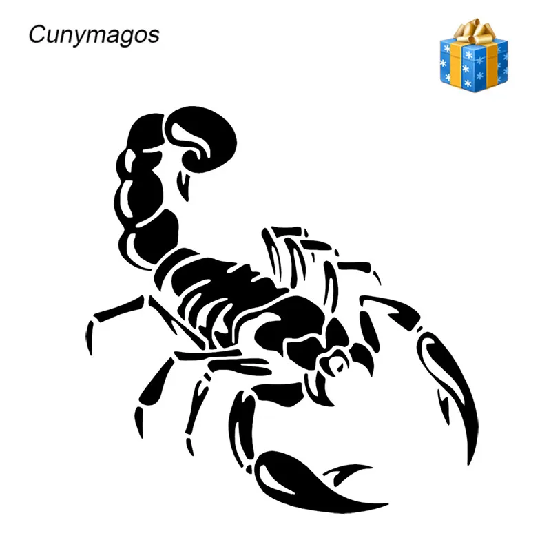3D милые наклейки для мотоцикла с скорпионом забавные автомобиля модные VW Audi Ford