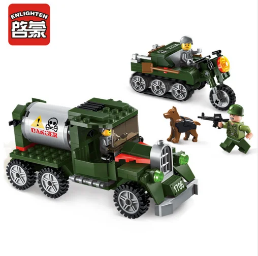 Enlighten модели Здание игрушка Совместимость с LEGO Лего Legos Конструктор E1706 223 блок