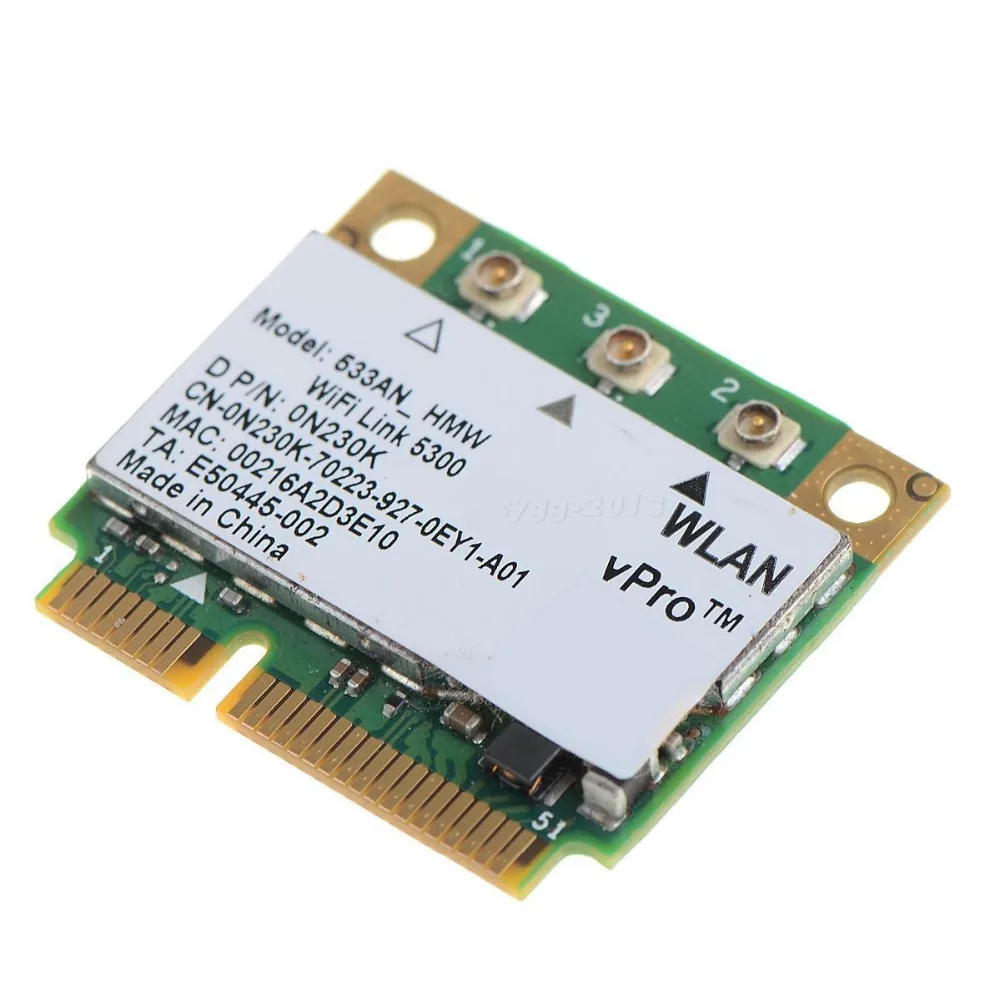 Беспроводная Адаптерная карта для Intel vPro WiFi Link 5300 533AN_HMW беспроводная ноутбука Dell