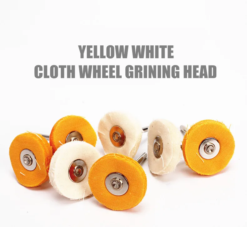 10 шт. Шлифовальная головка для тканевых колес абразивный наконечник резьба по