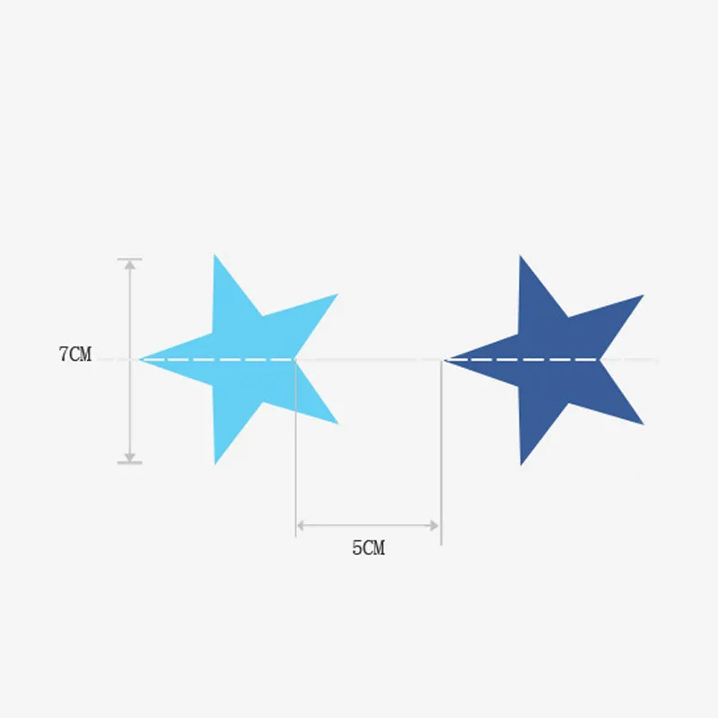 Бумажная гирлянда 4 м в форме звезды баннеры ленты цветные флажки подвесные