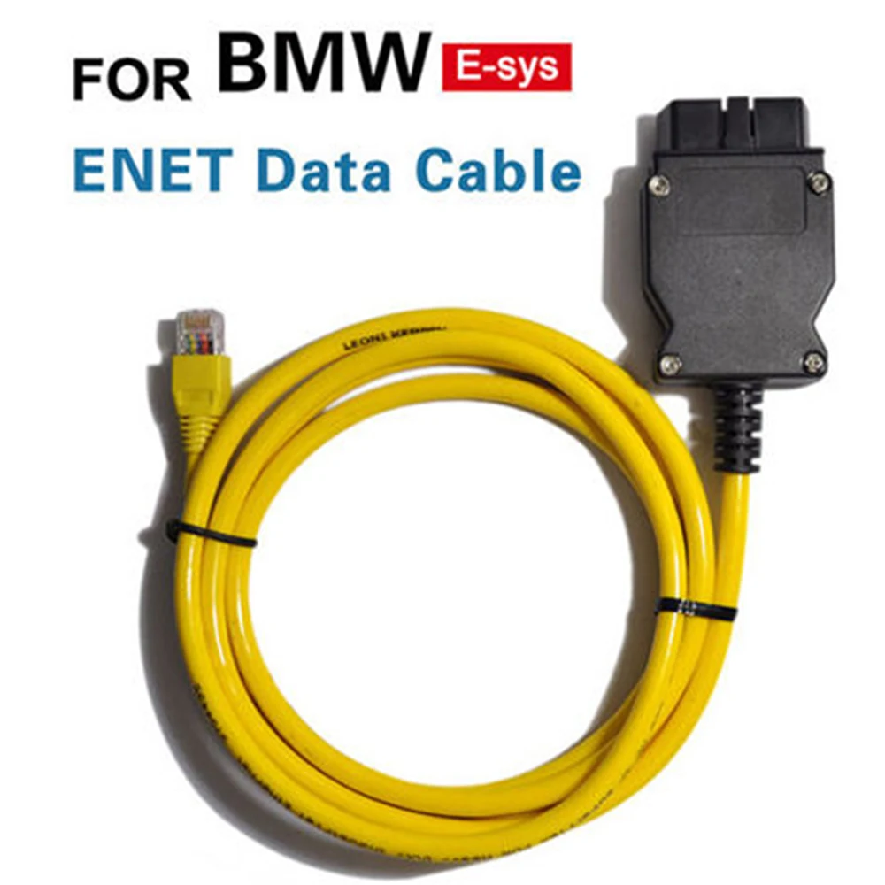 Кабель для передачи данных KWOKKER ESYS 3.23.4 v50 3 кабель bmw ENET Ethernet к OBD интерфейсу - Фото №1