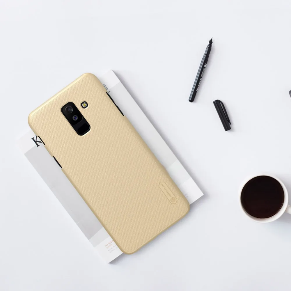 Чехол для Samsung A6 2018 Nillkin матовый защитный чехол жесткий Galaxy Plus Nilkin телефона
