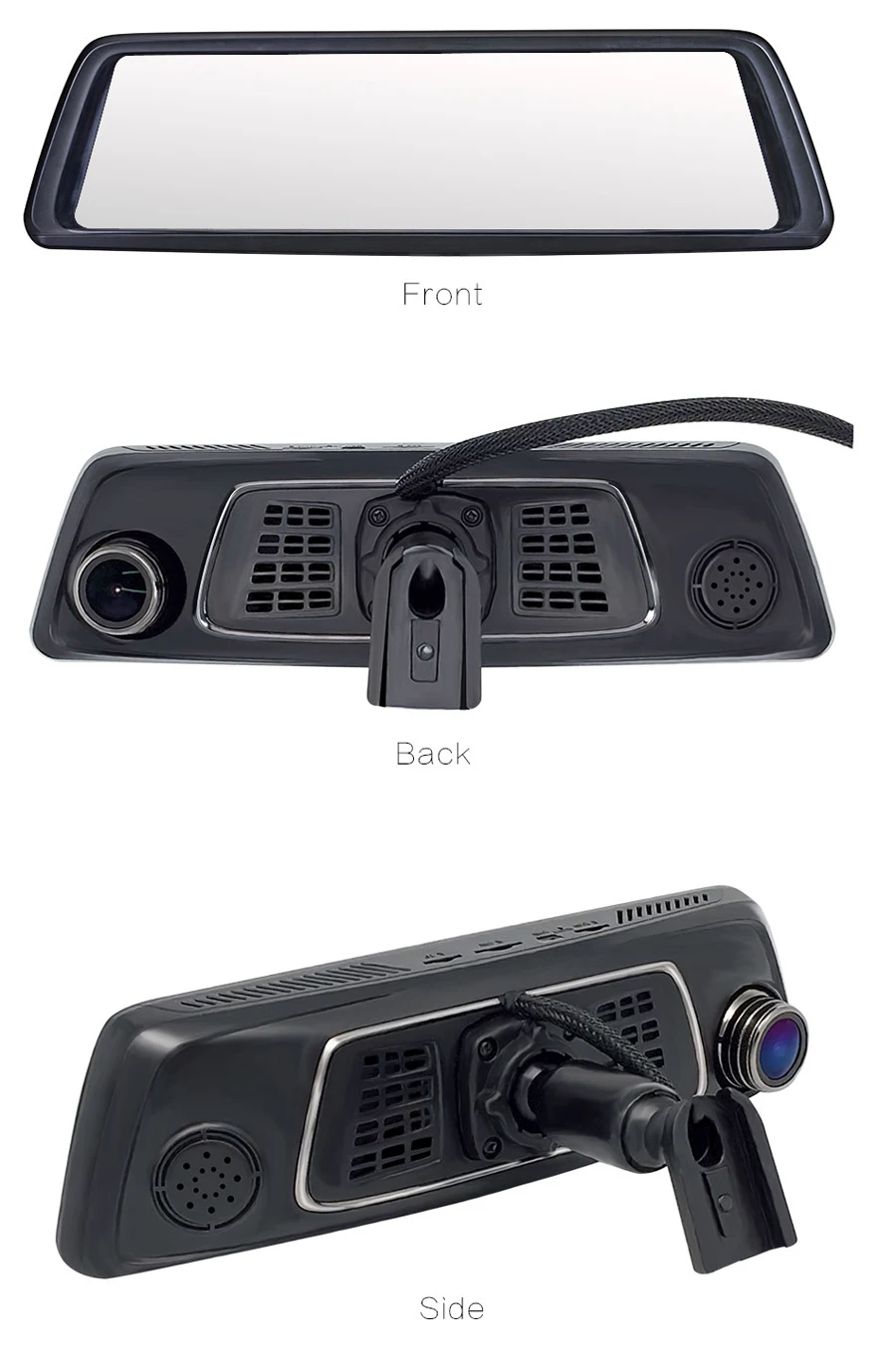 QUIDUX 4CH камера s объектив 1" Android Navi 1080P Автомобильная камера с gps зеркалом заднего вида 4G ADAS dvr drive recorder wifi RAM2GB+ ROM32G