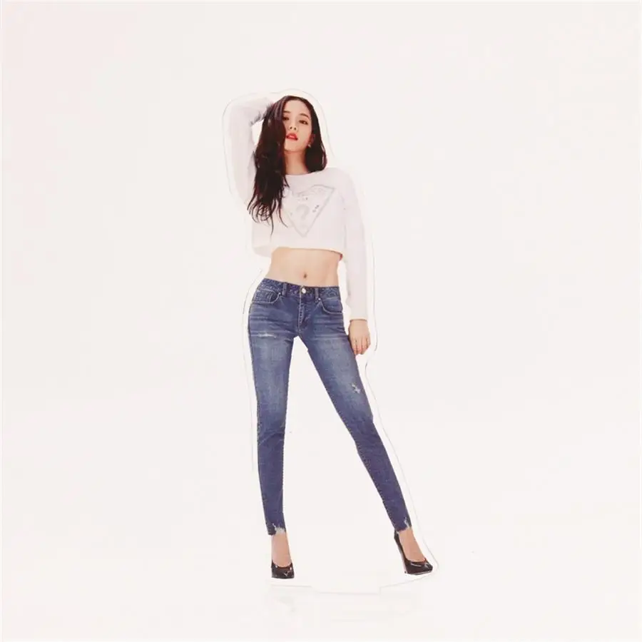 Jisoo 2 Kpop Blackpink, акриловая фигурка стэнди, кукла, Роза Лиза, 18 см, стоячий стол, Декор, Jisoo Jennie - Цвет: Jisoo 2