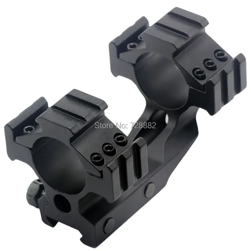 

Tri-Rail 25.4mm 30mm Cantilever Mount Double Scope Rings Dual Ring Picatinny Weaver Scope Rail Mount For Hunting