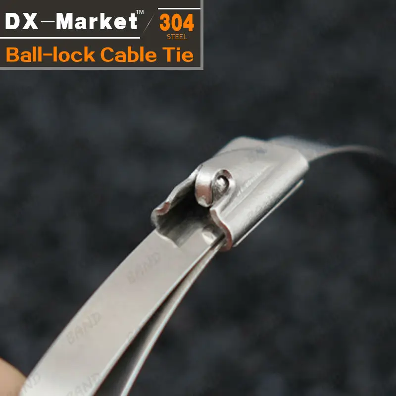 16*450 100 шт. самоблокирующиеся хомуты 304 нержавеющая сталь китайский производитель