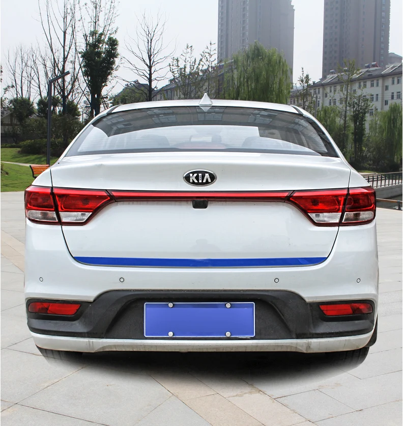Lsrtw2017 нержавеющая сталь автомобиля задние двери планки для kia rio k2