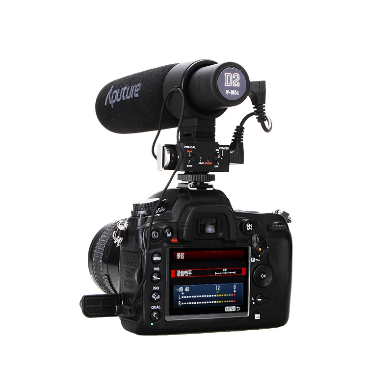 Aputure V Mic D2 Регулируемый направленный конденсаторный видеомикрофон для Nikon Canon Sony