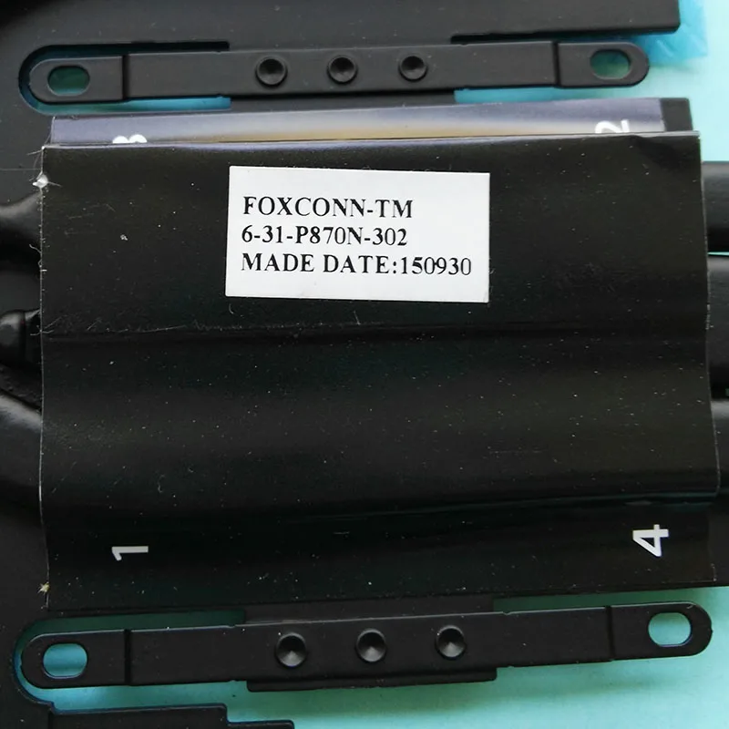 Новый ноутбук/ноутбук GPU видео тиски видеокарты охлаждения радиатора для Clevo P870