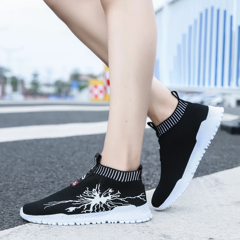 Мужская обувь для взрослых Chaussures Hommes дышащая Повседневное пара носки удобные