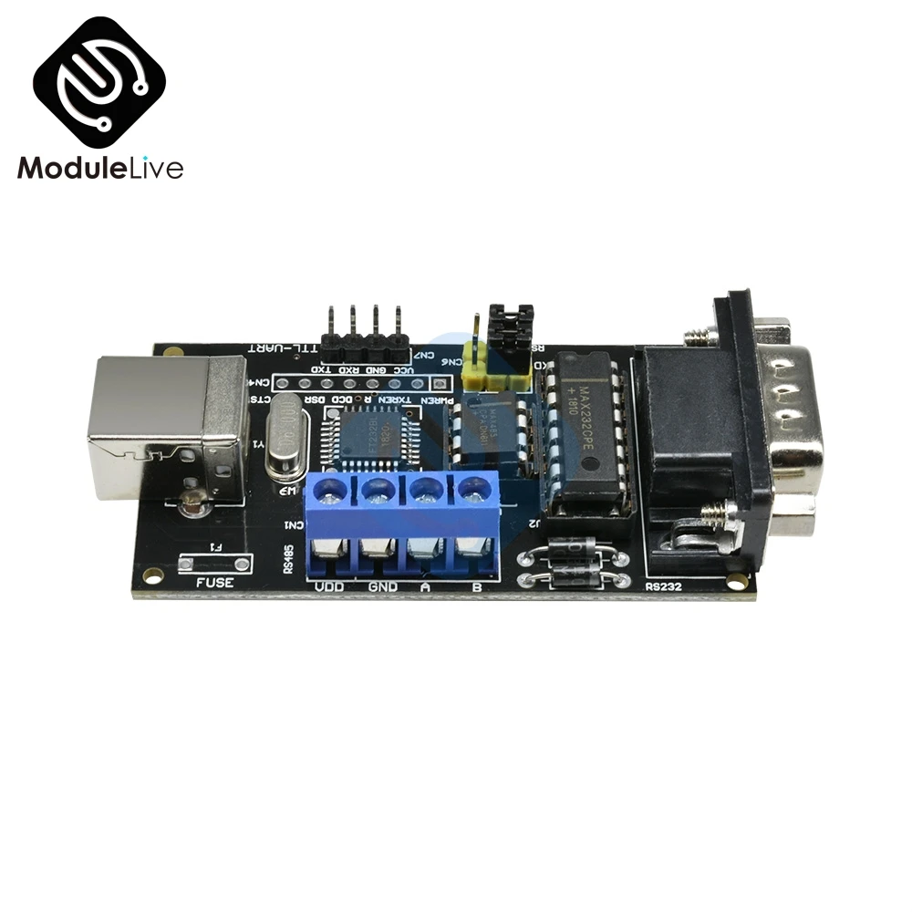 Стандартный USB последовательный RS232 TTL UART RS485 MAX485 MAX232 DB9 адаптер FTDI FT232BM/BL модуль для