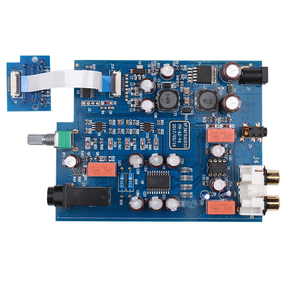 FX AUDIO PH A2 мини Настольный усилитель для наушников Портативный Hi Fi аудио OPA2604AP