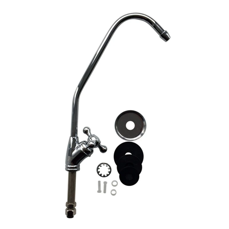 1/4 &quotкерамический сердечник гусиная шея очиститель воды кран обратного осмоса RO