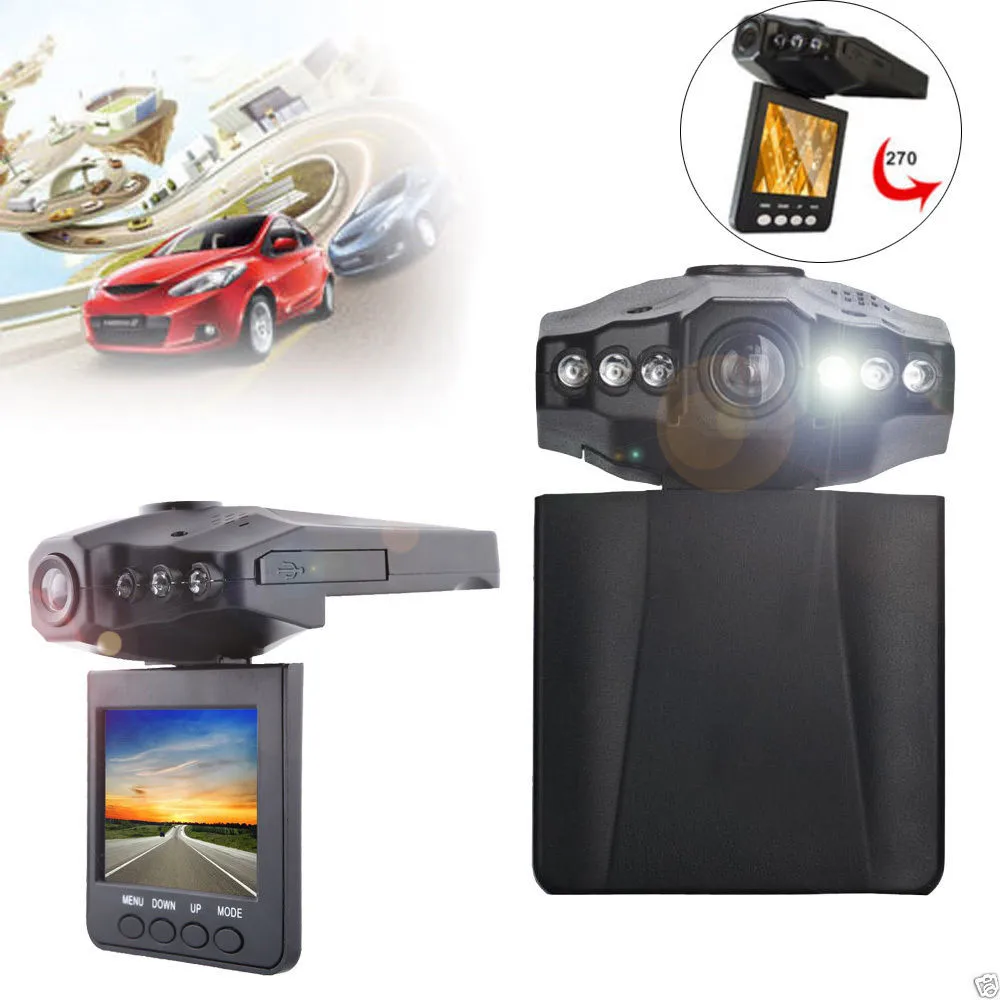 2019 Новый 1280P HD 2 дюймов LCD ночное видение CCTV в автомобиле DVR аварийный видео