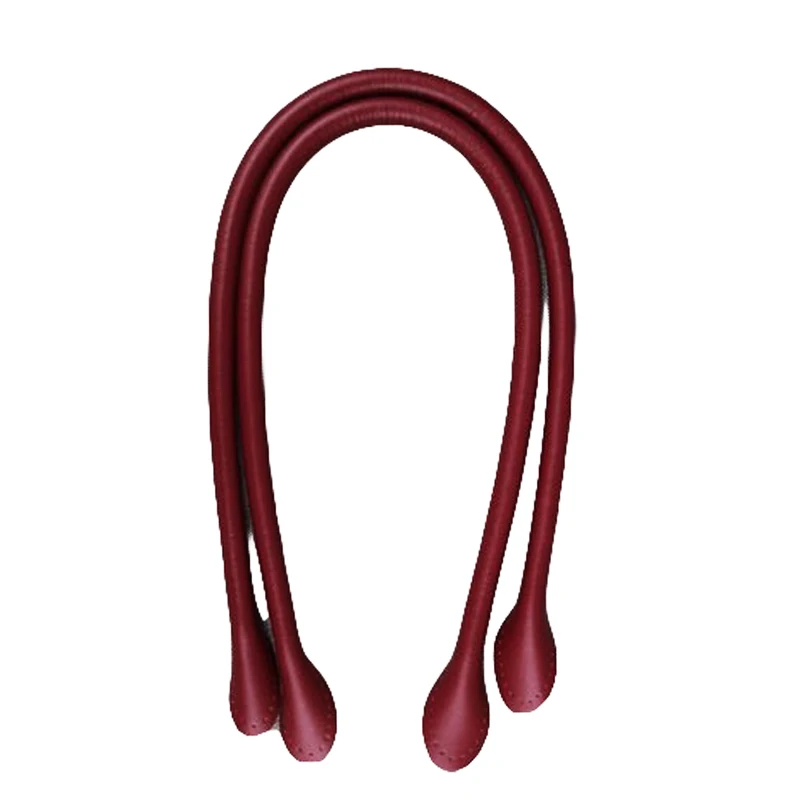60cm Wine red Модные KZ 2 шт 60 см сумка ремень спилок сумка ручка мешки с веревкой Замена для DIY ручные аксессуары круглые уши KZ0003 - Цвет: 60cm Wine red