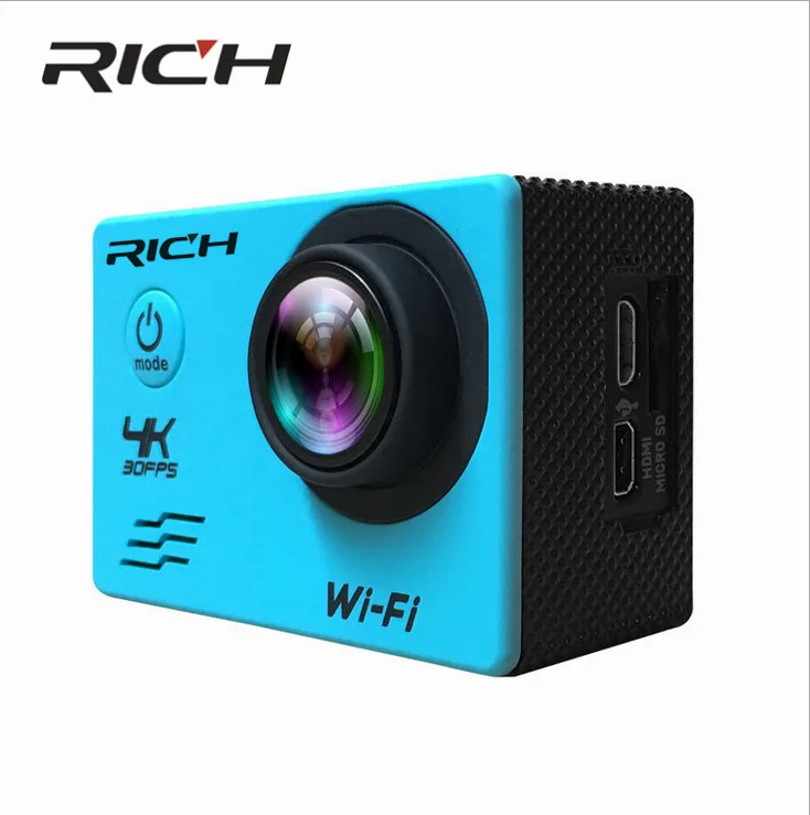 Спортивная Экшн камера RICH J550 4K 2 7 K 1080P 16 Мп Wi Fi|Экшн-камеры| |