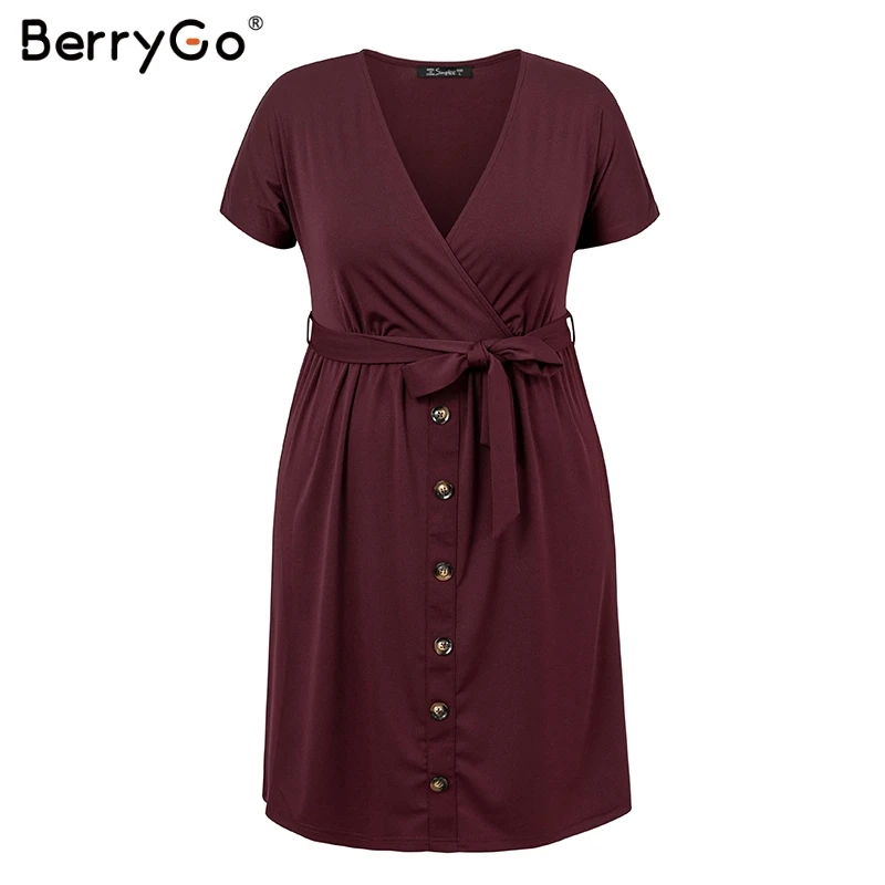 Simplee повседневные v-образный вырез с коротким рукавом женские платья в винтажном