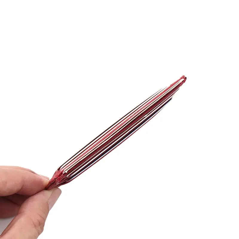 Модный тонкий чехол для банковских карт из натуральной кожи мини-кошелек мужчин