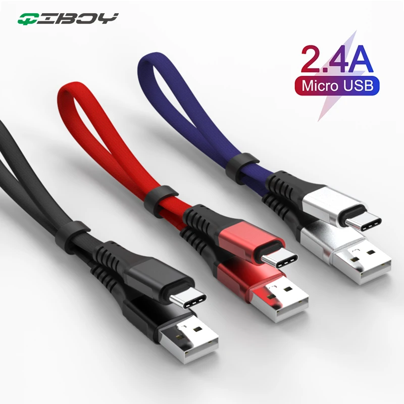 Кабель Micro USB 2.4A Быстрая зарядка USB кабель для передачи данных Быстрая Зарядка Синхронизация данных плоский тонкий кабель для Iphone samsung Xiaomi huawei шнур
